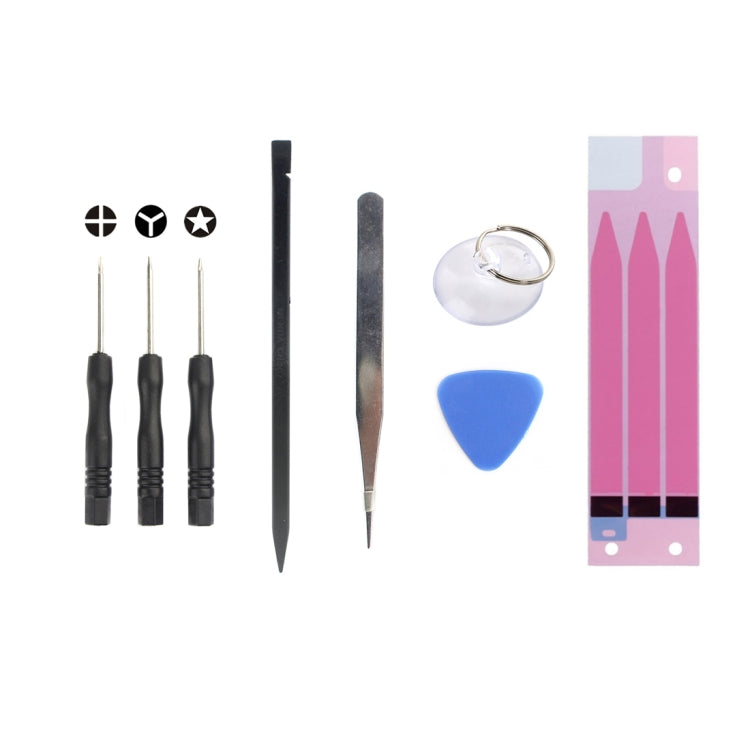JIAFA JF-8161 Set di strumenti di riparazione batteria 8 in 1 per iPhone 6 Plus, For 6P JIAFA JF-8161 Set di strumenti di riparazione batteria 8 in 1 per iPhone 6 Plus, For 6P
